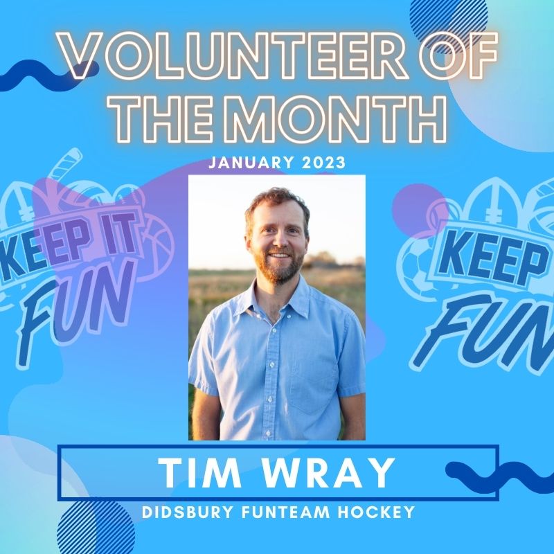 Tim Volunteer Of The Month Jan 2023 